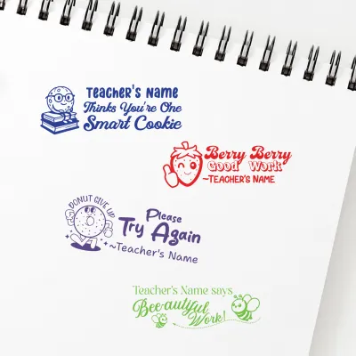 Custom (Pre-Designed) Teacher Stamps