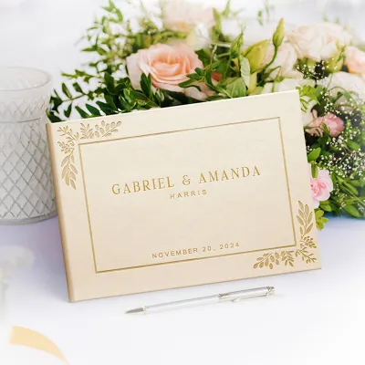 Personalized Wedding Guestbook
