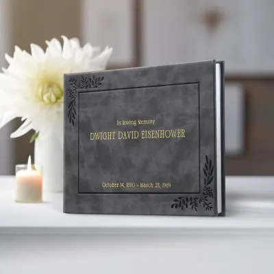 Personalized Funeral Guestbook