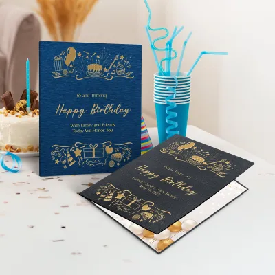 Custom Birthday Guestbook