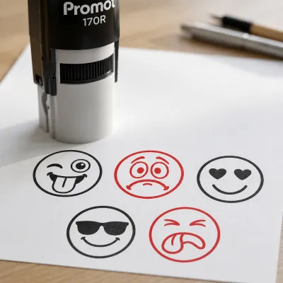 Emoji Round Teacher Stamp