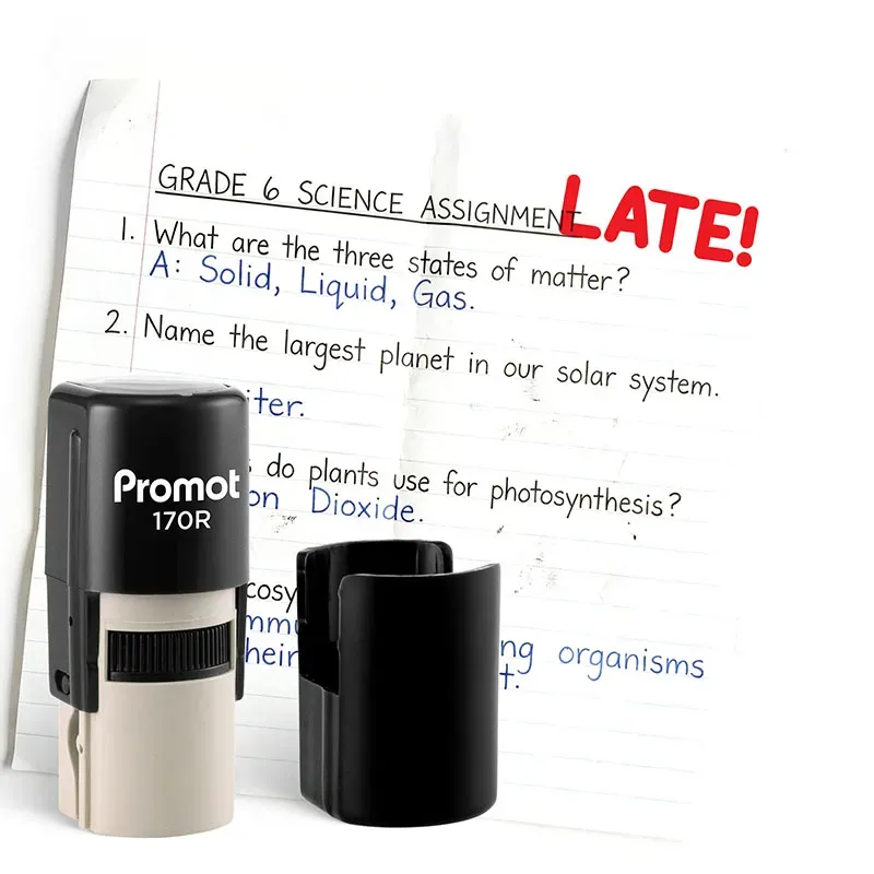 Late Self-Inking Teacher Classroom Stamp – Comment