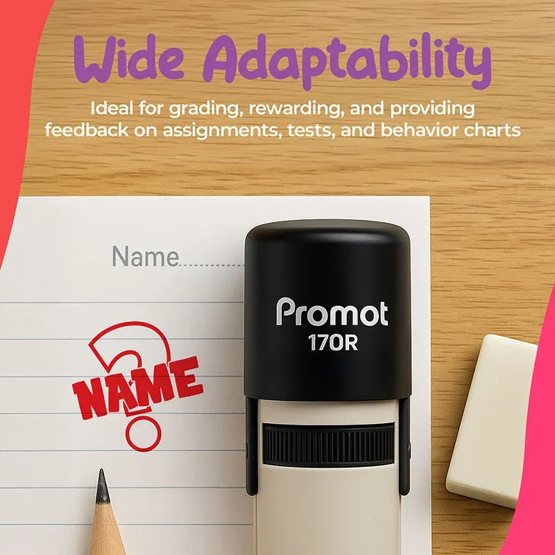 Name? Self-Inking Teacher Classroom Stamp -Comment