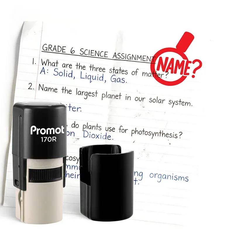 Name Magnifying Self-Inking Teacher Classroom Stamp - Comment