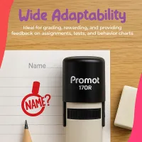 Name Magnifying Self-Inking Teacher Classroom Stamp - Comment
