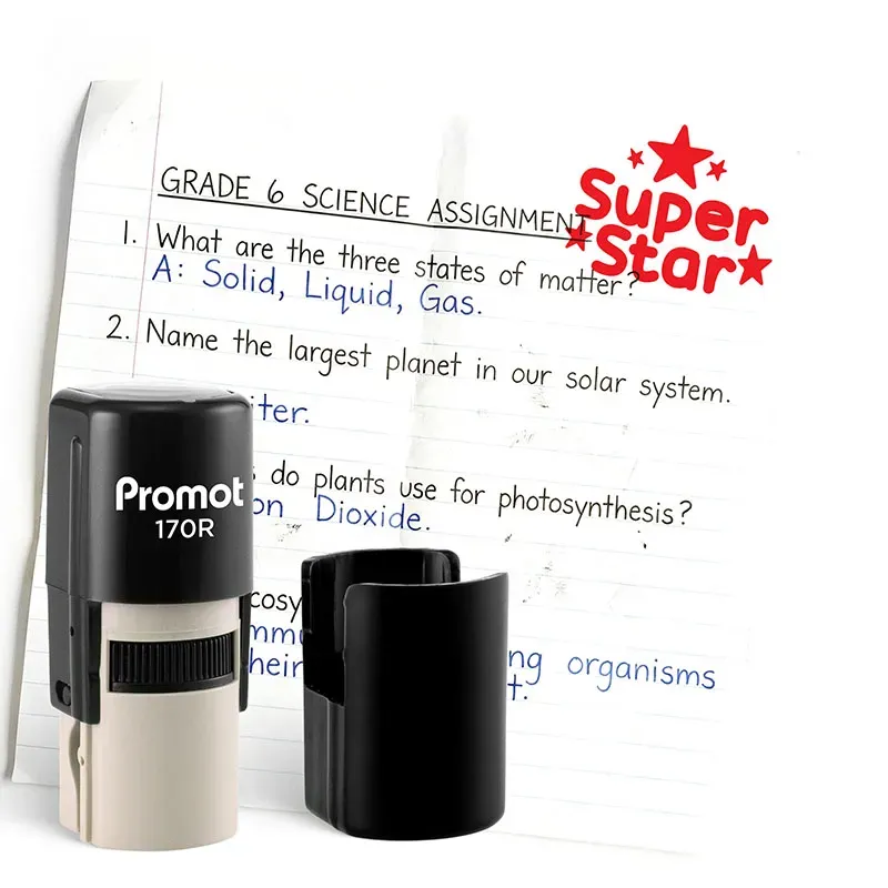Super Star Self-Inking Teacher Classroom Stamp - Comment