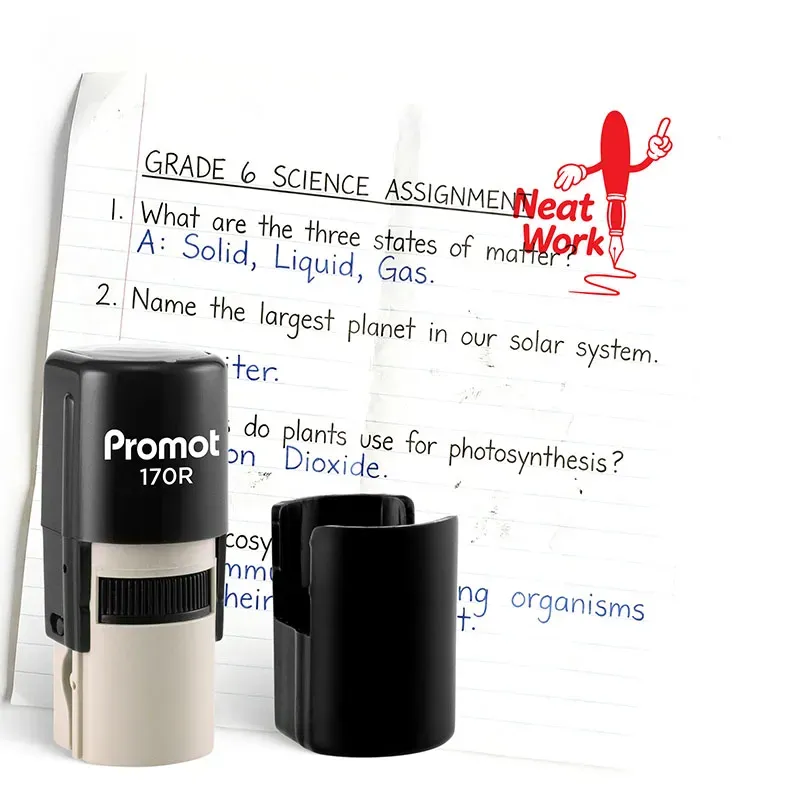 Neat Work Self-Inking Teacher Classroom Stamp - Comment