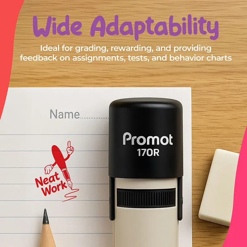 Neat Work Self-Inking Teacher Classroom Stamp - Comment