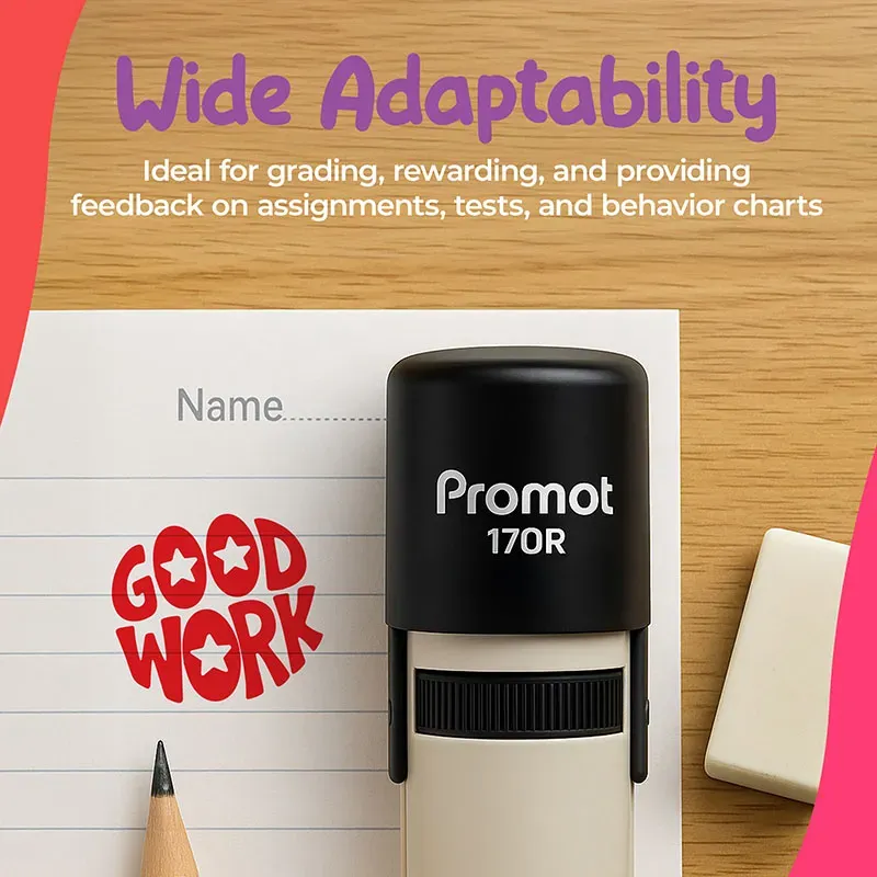 Good Work Self-Inking Teacher Classroom Stamp - Comment