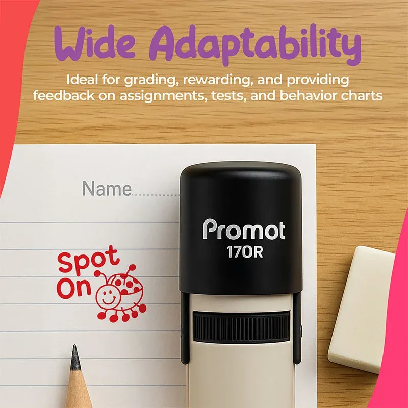 Spot On Credit Self-Inking Teacher Classroom Stamp - Comment