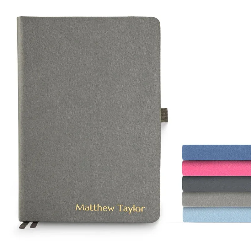 Personalized Journal Notebook - Gray