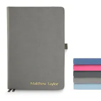 Personalized Journal Notebook - Gray
