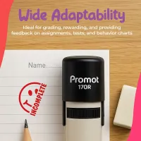 Incomplete Self-Inking Teacher Classroom Stamp - Comment