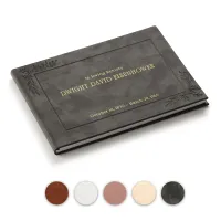 Personalized Funeral Guest Book - Charcoal