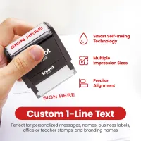 1-Line Stamp (Large)