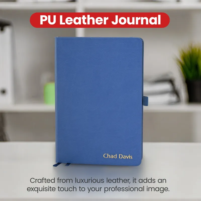 Personalized Journal Notebook - Blue