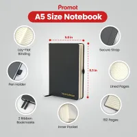 Personalized Journal Notebook - Black
