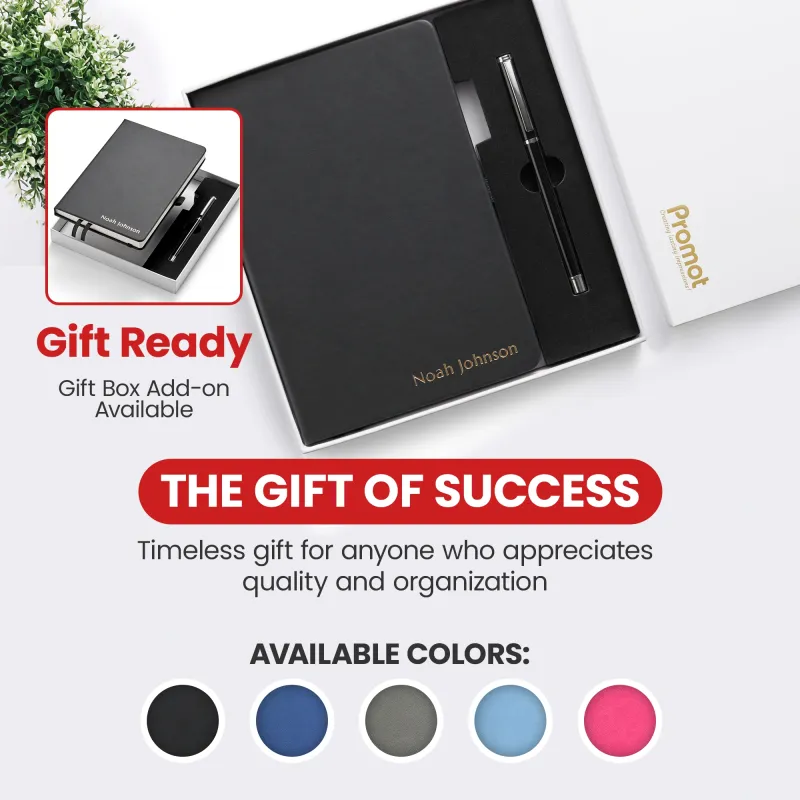Personalized Journal Notebook - Black