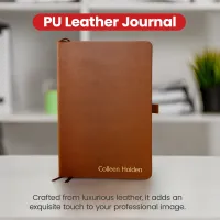 Personalized Journal Notebook - Brown