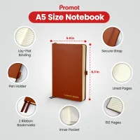 Personalized Journal Notebook - Brown