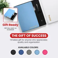 Personalized Journal Notebook - Light Blue