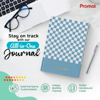 Personalized Undated Planner - Blue