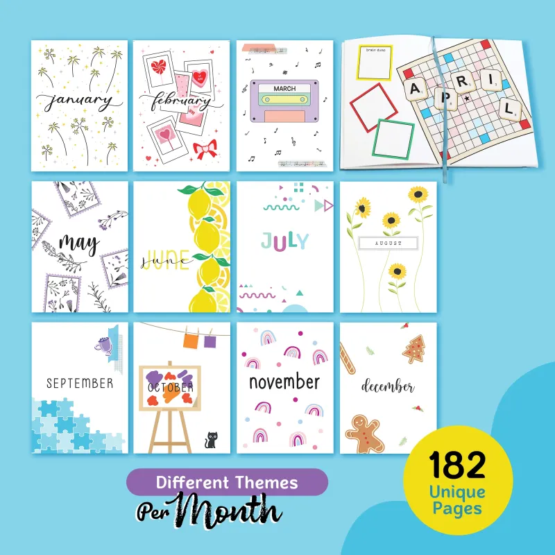 Personalized Undated Planner - Blue