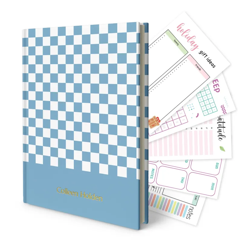 Personalized Undated Planner - Blue