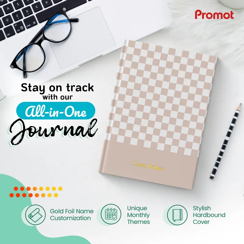 Personalized Undated Planner - Taupe