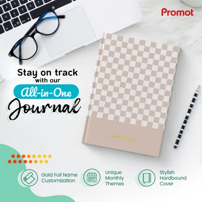 Personalized Undated Planner - Taupe