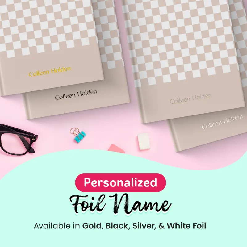 Personalized Undated Planner - Taupe