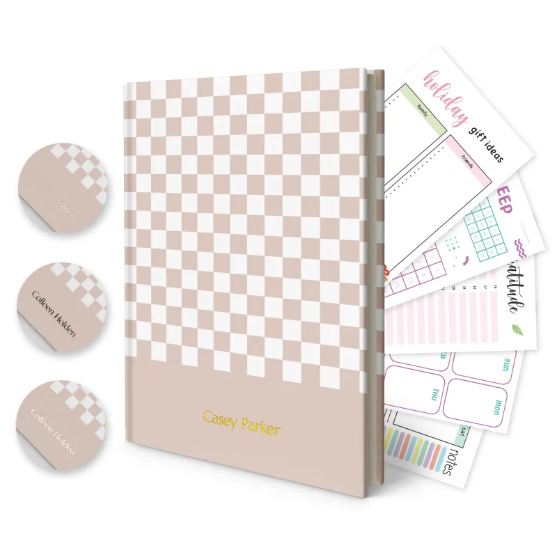 Personalized Undated Planner - Taupe