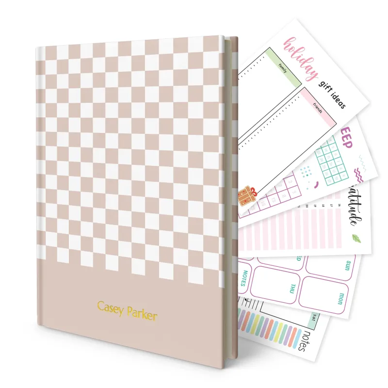 Personalized Undated Planner - Taupe