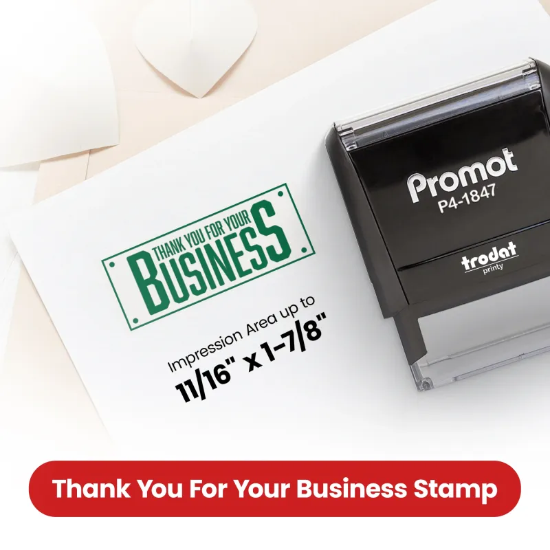 Thank you for your Business Stamp