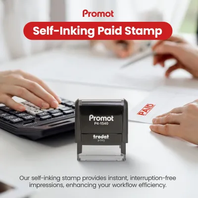 Double Line Paid Stamp