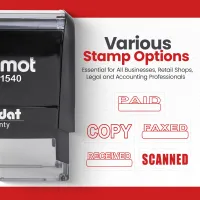 Box Outline Paid Stamp
