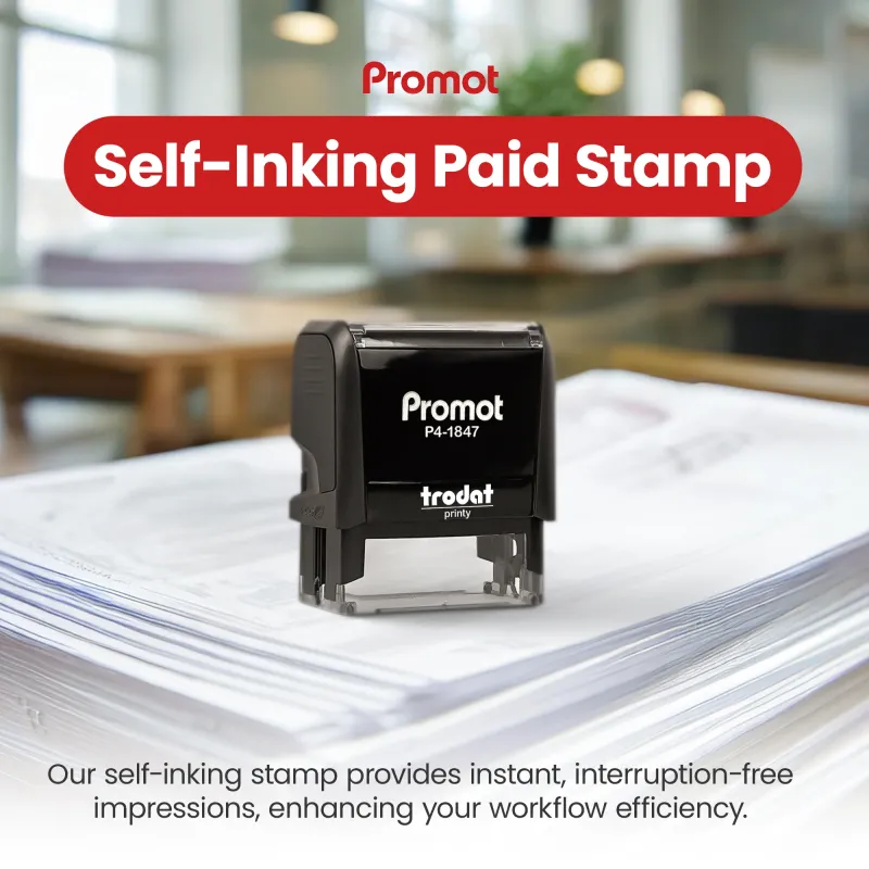Paid Stamp - Cash Check Credit