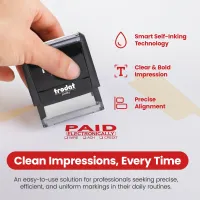 Paid Electronicaly Stamp - Wire, Ach, Credit