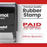 Paid Electronicaly Stamp - Wire, Ach, Credit