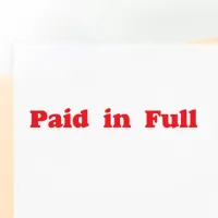 Paid in Full Stamp