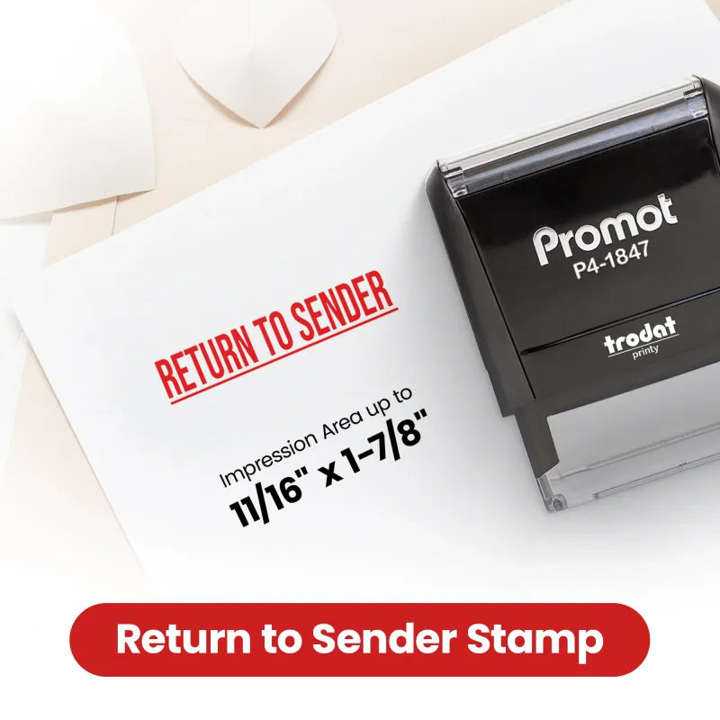 Line Return to Sender Stamp