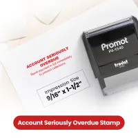 Account Seriously Overdue Stamp
