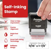 Friendly Reminder Overdue Stamp