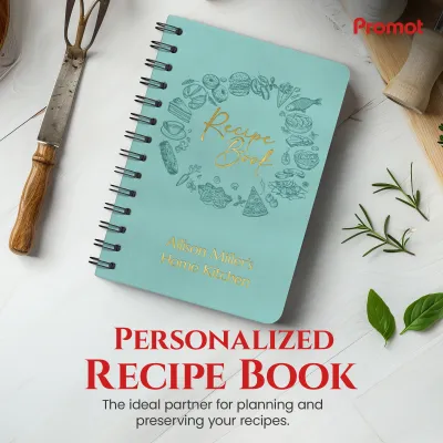 Custom Recipe Book - Sea Green