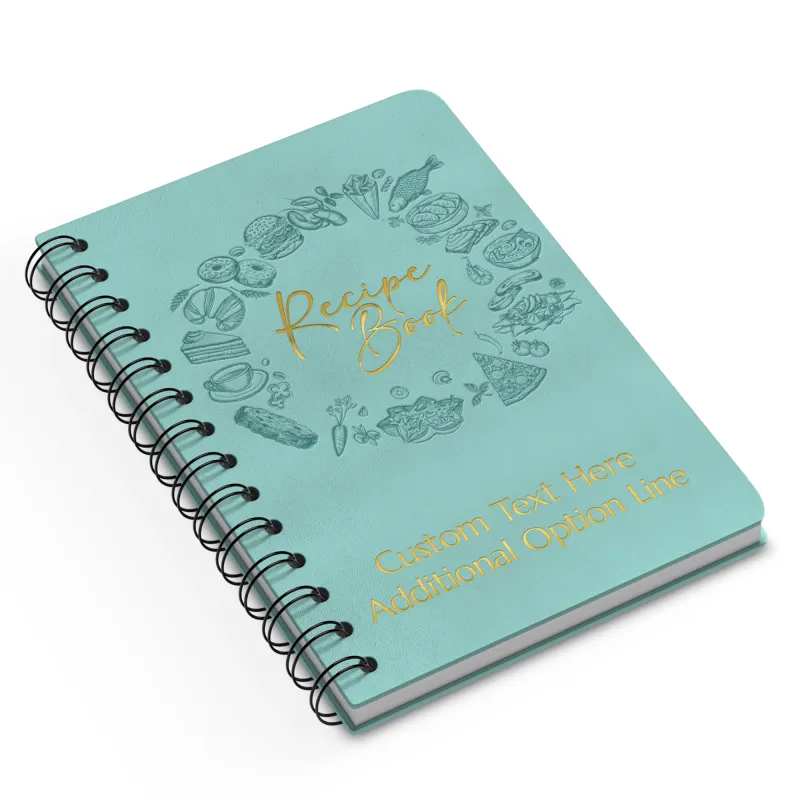 Custom Recipe Book - Sea Green