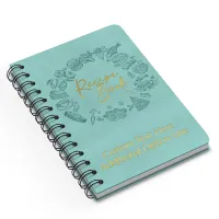 Custom Recipe Book - Sea Green