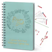 Custom Recipe Book - Sea Green