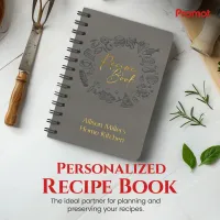 Custom Recipe Book - Grey