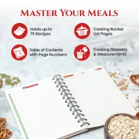Custom Recipe Book - Grey