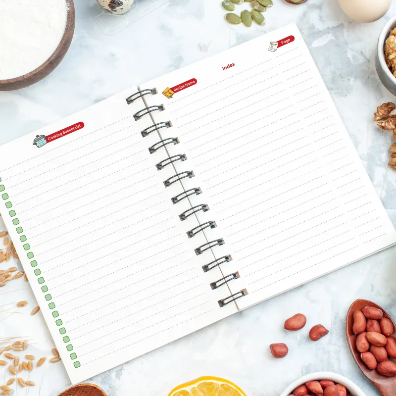 Custom Recipe Book - Grey